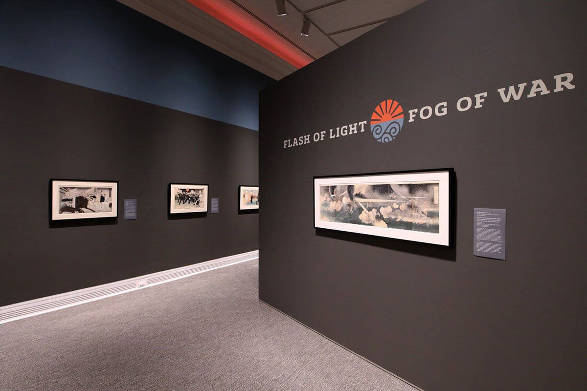 The Flash of Light, Fog of War exhibition at the Ackland Art Museum featured around 80 prints from the Gene and Susan Roberts Collection